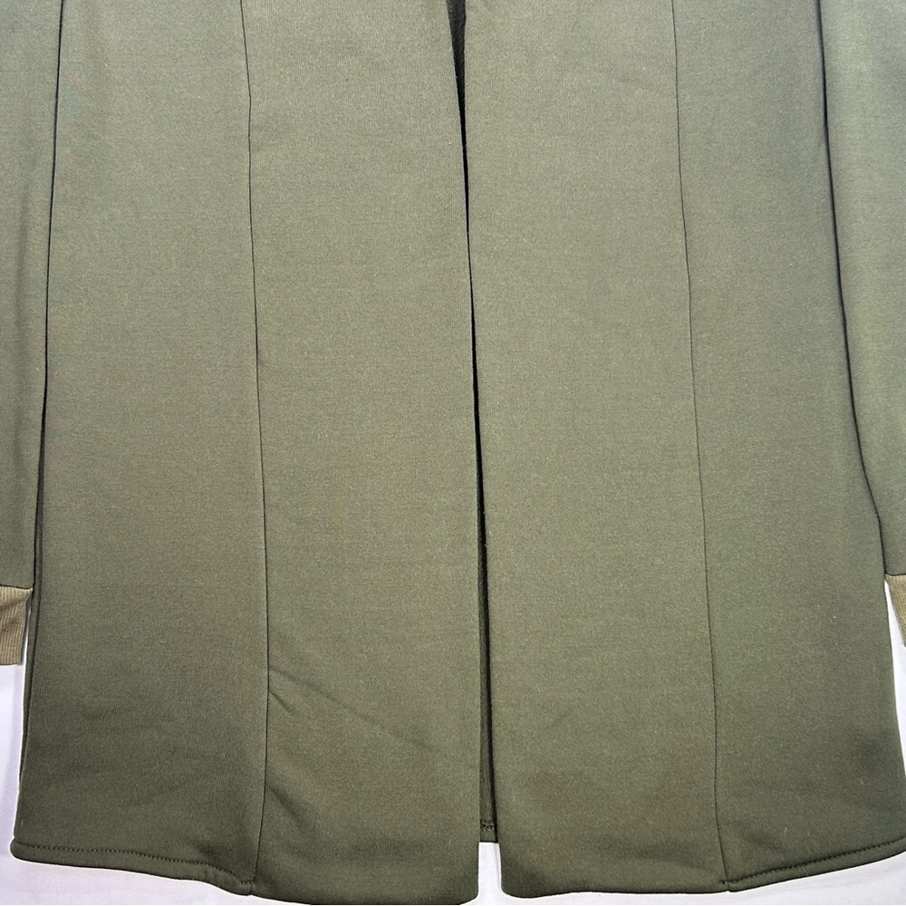 SHEIN "Never Give Up" Hooded Coatigan Size Small - Picture 4 of 14
